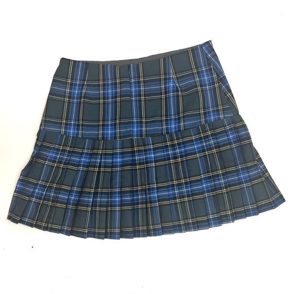 No Appt Necessary Dresses & Skirts - Blue Plaid Mini Skirt